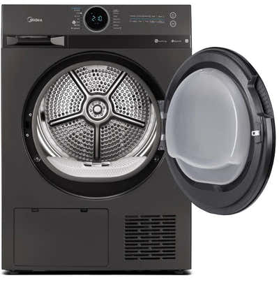 T Midea 9KG Heat Pump Tumble Dryer - Smart Control - Black Color