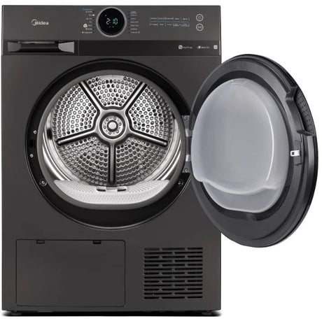 T Midea 9KG Heat Pump Tumble Dryer - Smart Control - Black Color