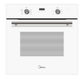 T Midea 6 Function Oven White glass