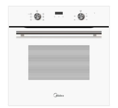T Midea 6 Function Oven White glass