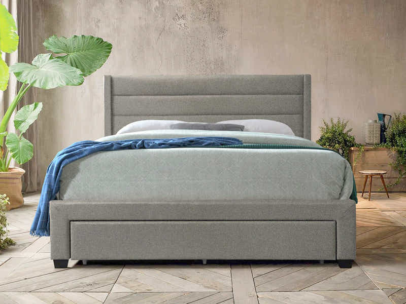 Coronado-A Bed Frame With Drawers - Queen