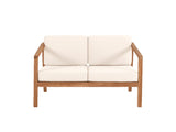Jason Teak wood 2 Seater Creamy