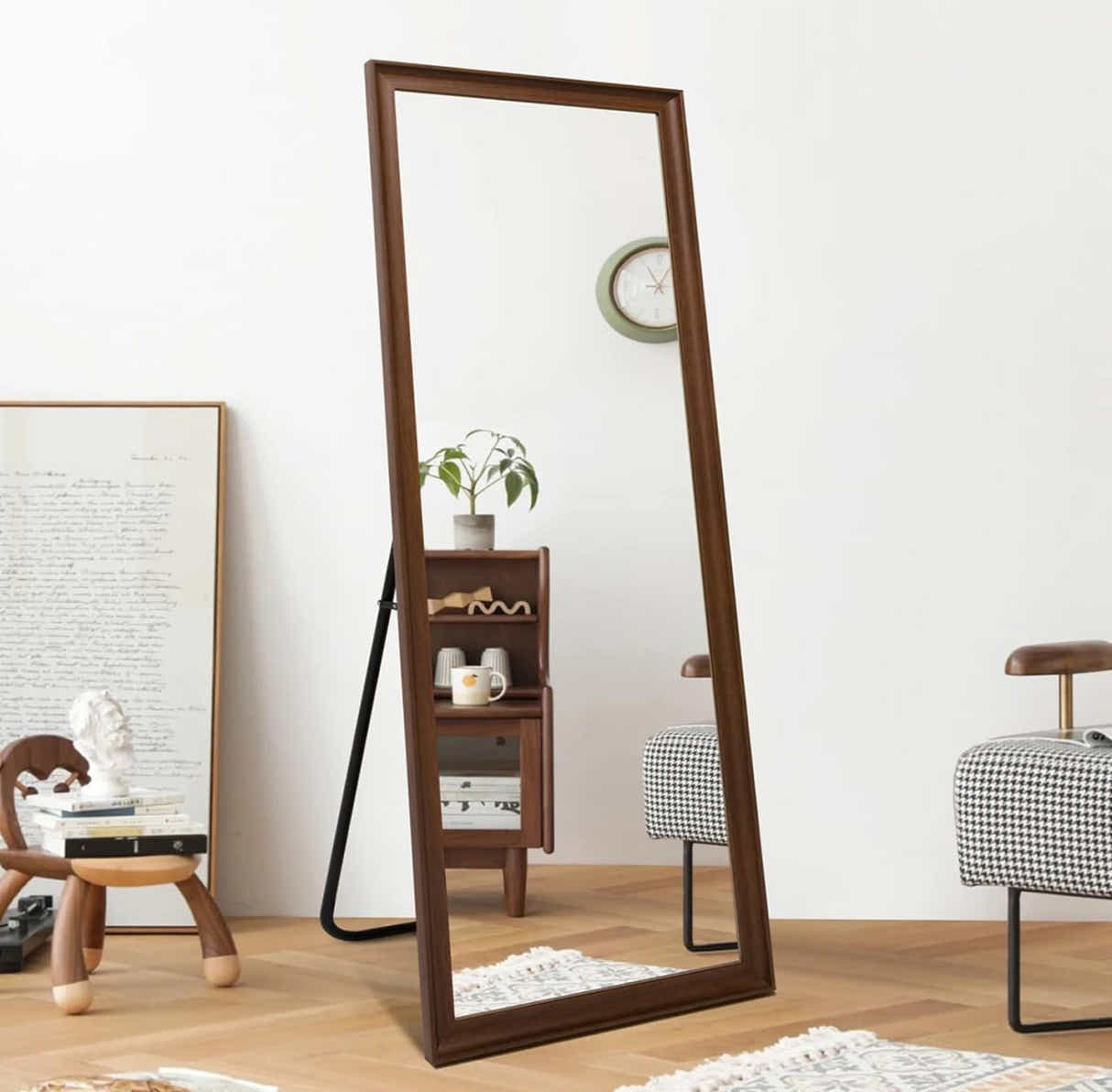DS BS  Full-Length Wood Frame Mirror 160x60cm