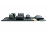 Novello Full Body Massage Mat with Air Press Calf Band - Dark Grey