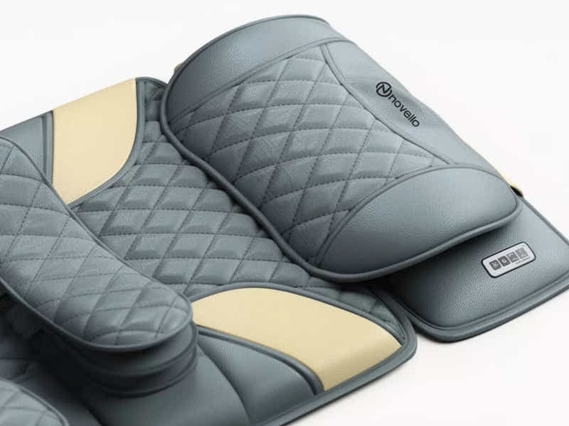 Novello Full Body Massage Mat with Air Press Calf Band - Dark Grey