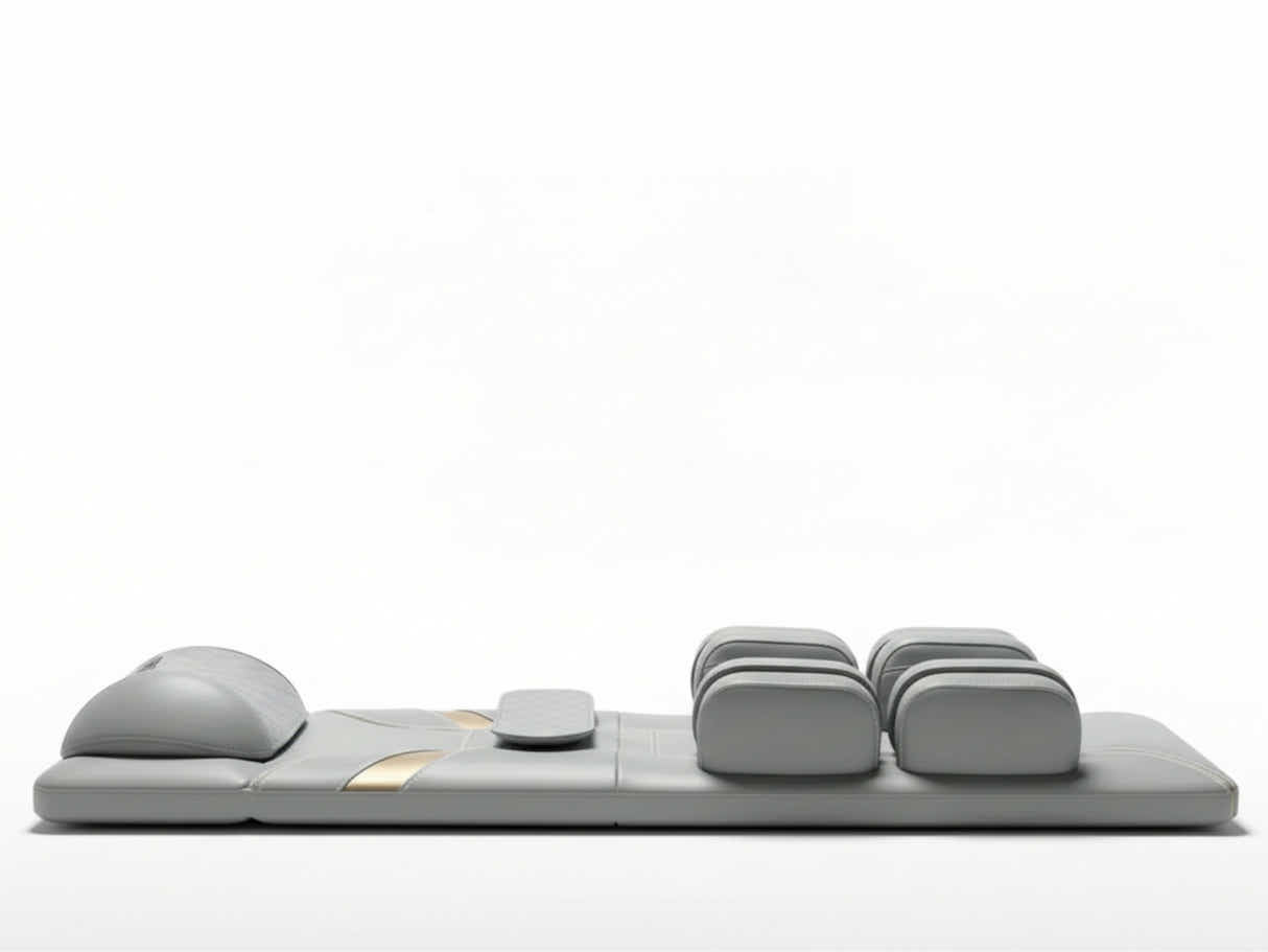 Novello Full Body Massage Mat with Air Press - Light Grey