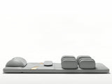 Novello Full Body Massage Mat with Air Press - Light Grey