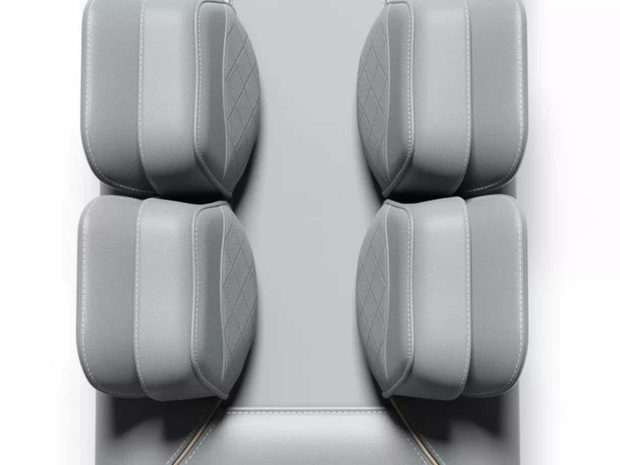 Novello Full Body Massage Mat with Air Press - Light Grey