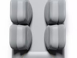 Novello Full Body Massage Mat with Air Press - Light Grey