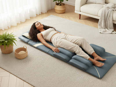 Novello Full Body Massage Mat with Air Press Dark Grey