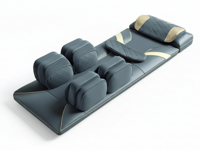 Novello Full Body Massage Mat with Air Press - Dark Grey