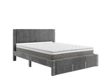 Rae Bed Frame With Drawer & MEM 23 cm Mattress - King