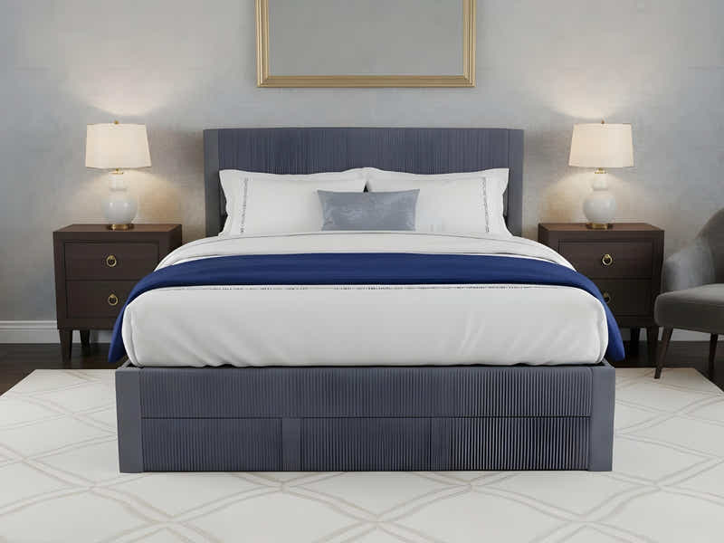 Rae Bed Frame With Drawer - King