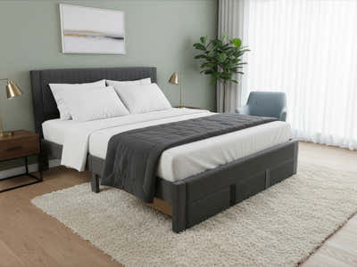 DS Rae Bed Frame With Drawer - King