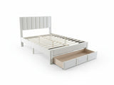 Manolo Bed Frame With Drawer - Double