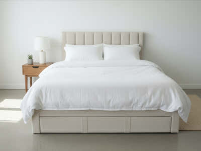 Manolo Bed Frame With Drawer - Queen