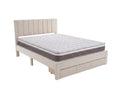 Manolo Bed Frame With Drawer & MEM23 Mattress - Queen