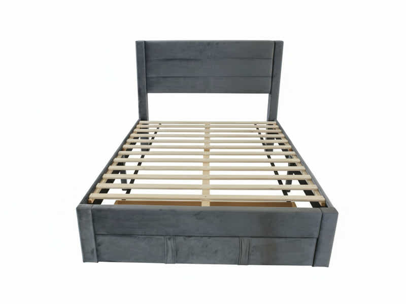 Heloise Bed Frame With Drawer - Double