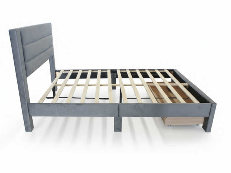 Heloise Bed Frame With Drawer - Double