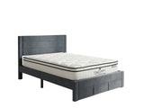 Heloise Bed Frame With Drawer & Boucle22 Mattress - Double