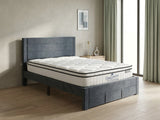 Heloise Bed Frame With Drawer & Boucle22 Mattress - Double