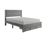 Heloise Bed Frame With Drawer & Bon15 Mattress - Double