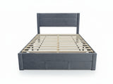 Heloise Bed Frame With Drawer - Queen