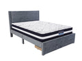 Heloise Bed Frame With Drawer & L30 Mattress - Queen