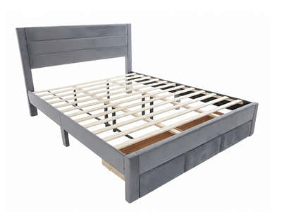 Heloise Bed Frame With Drawer - King