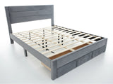 DS Heloise Bed with Euro Top L30 Mattress Combo - Queen