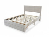 Hernan Bed Frame with Drawer - Queen