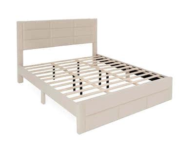 DS Hernan Bed Frame with Drawer - King