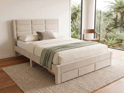 DS Hernan Bed Frame with Drawer - King