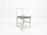 Ajax 5-Piece Dining Set - White & Teak