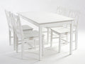 Ajax 5-Piece Dining Set - White