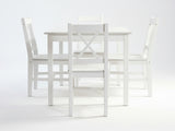 Ajax 5-Piece Dining Set - White