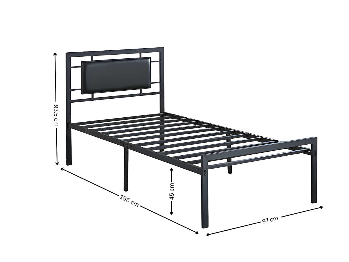 Dakota Metal Bed Frame - Single
