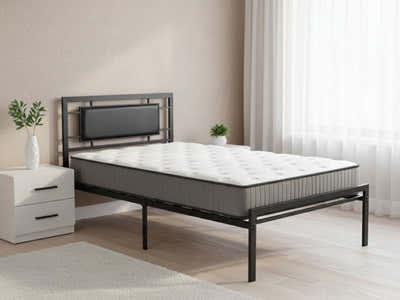 Dakota Metal Bed Frame & FIRM23 Mattress - Single (Combo)