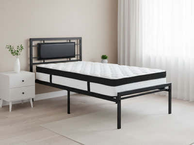 Dakota Metal Bed Frame & Euro Top Mattress G31 - Single (Combo)