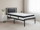 Dakota Metal Bed Frame & Euro Top Mattress G31 - Single (Combo)
