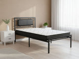 Dakota Metal Bed Frame & Xclusive Pocket Spring Mattress X20 Single (Combo)