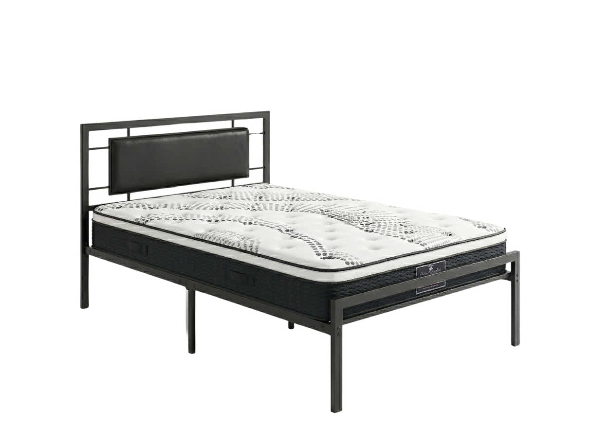 Dakota Metal Bed Frame & J32 Mattress - King Single