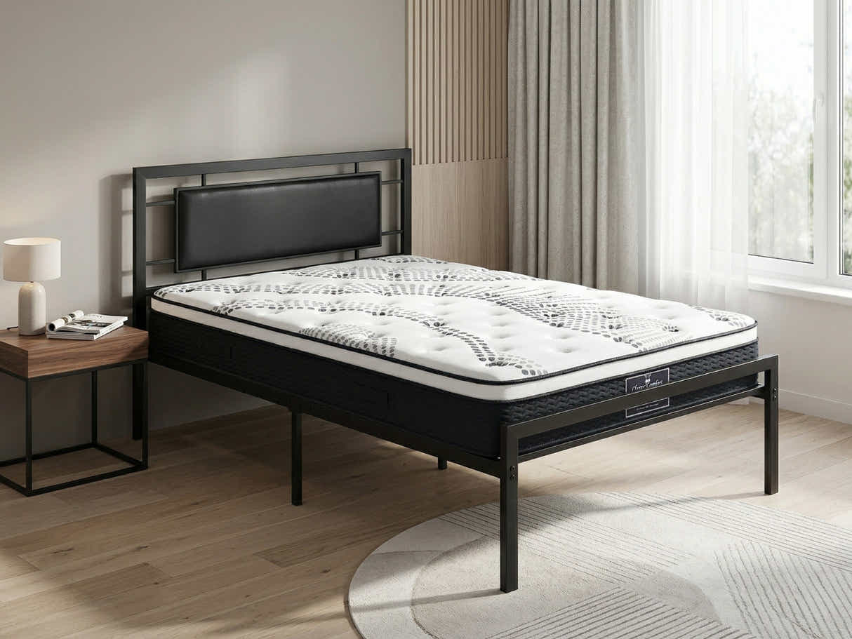 Dakota Metal Bed Frame & J32 Mattress - King Single