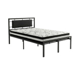 Dakota Metal Bed Frame & L30 Mattress - King Single