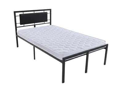 Dakota Metal Bed Frame & Bon15 Mattress - King Single