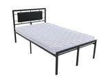Dakota Metal Bed Frame & Bon15 Mattress - King Single