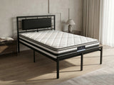 Dakota Metal Bed Frame & Bon21 Mattress - King Single