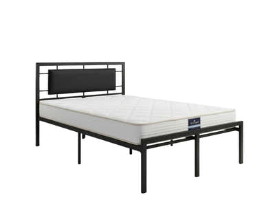 Dakota Metal Bed Frame & PIL20 Mattress with Pillow - King Single