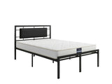 Dakota Metal Bed Frame & PIL20 Mattress with Pillow - King Single