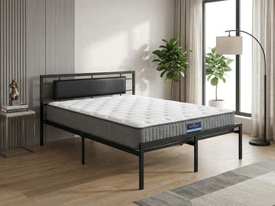Dakota Metal Bed Frame & FIRM23 Mattress - Double